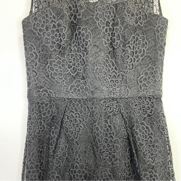 Milly of New York Lace Ruffle Sheath dress black - 2 - Picture 5 of 12